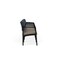Lesro Lenox Steel 4 Seat Tandem Seating Metal Frame, Black, RS Night Sky Back, MD Farro Seat LS4103 - alternate 3